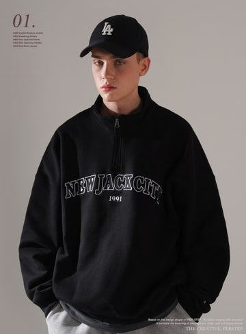 NEW JACK HALF NECK SWEATSHIRTS